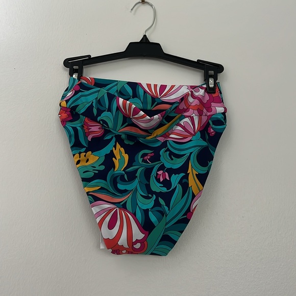 Trina Turk India Garden High Waist Reversible Bikini Bottom - Picture 7 of 11